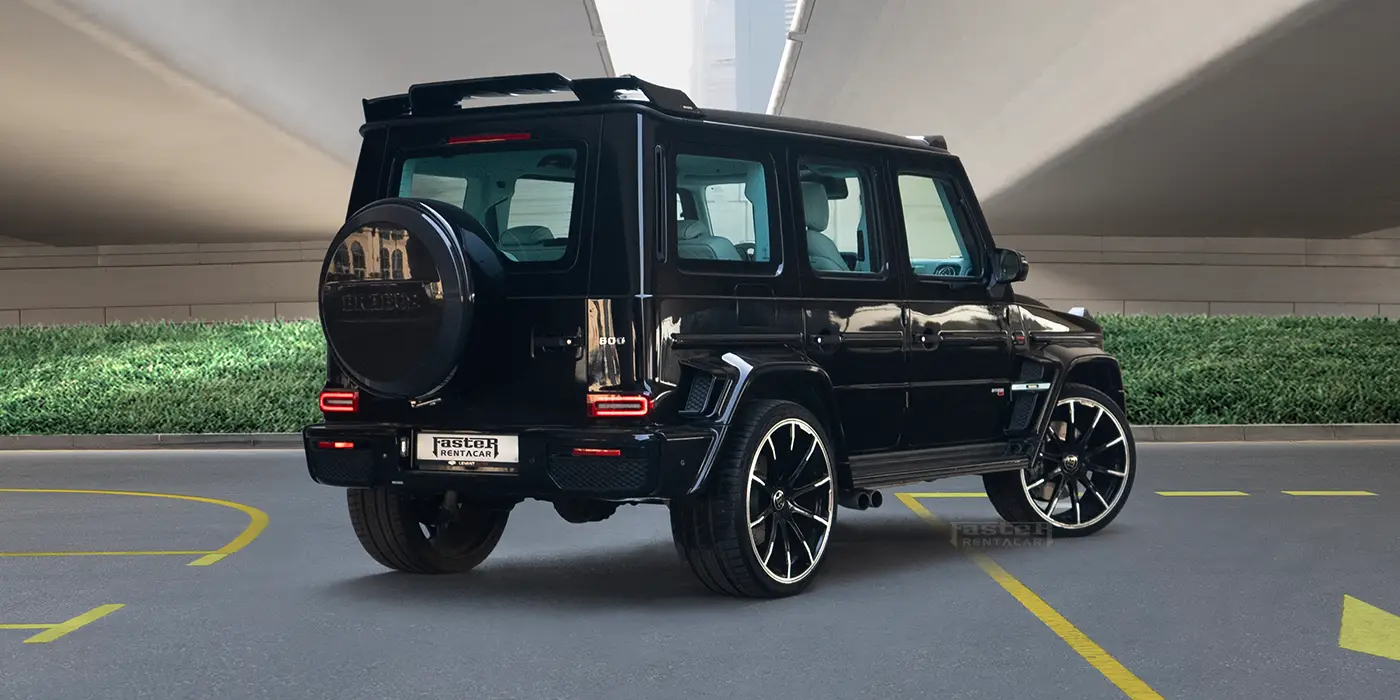 Mercedes Brabus Exterior Back Side View